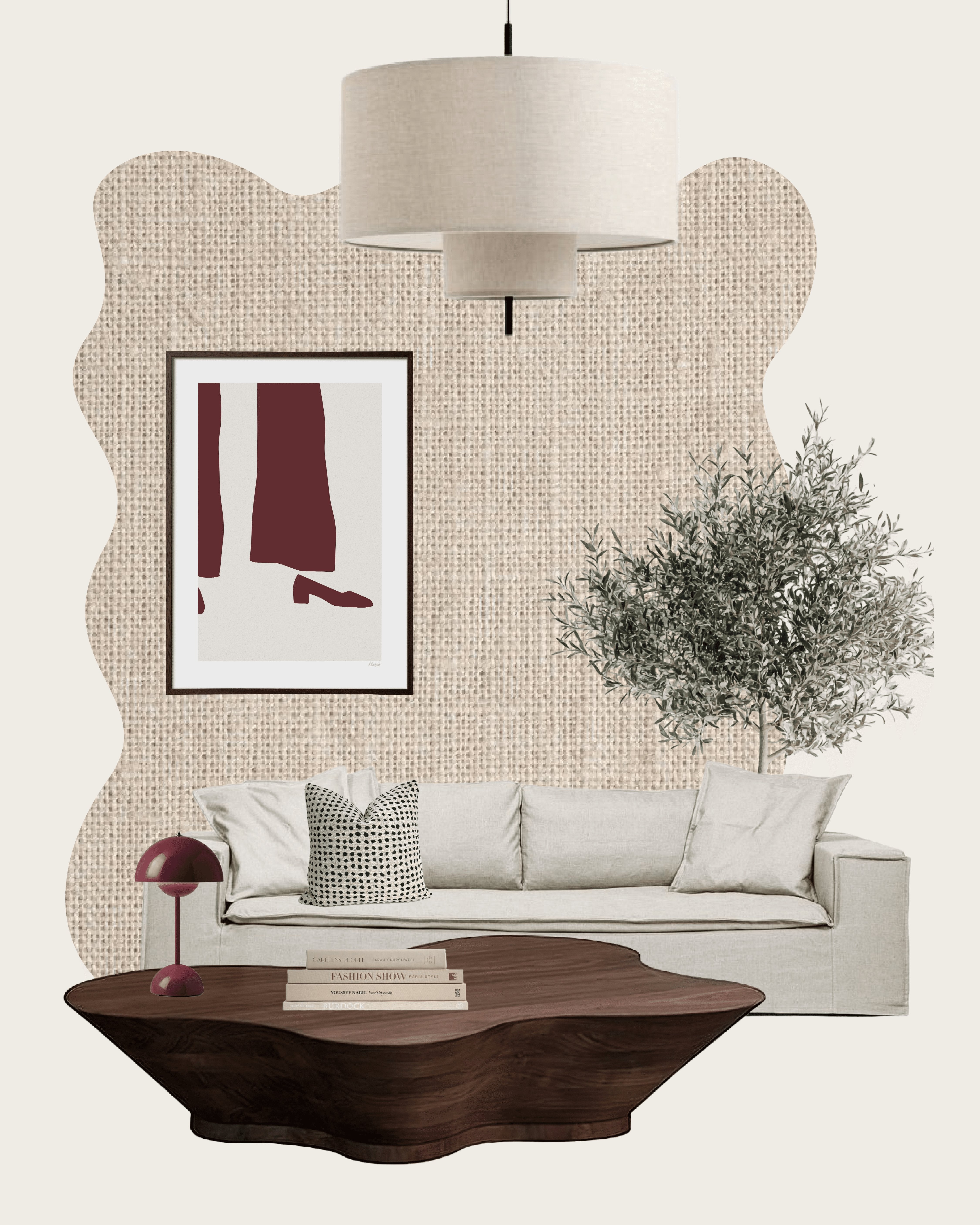 "Unexpected red theory" - Inred ditt hem med en oväntad färgklick