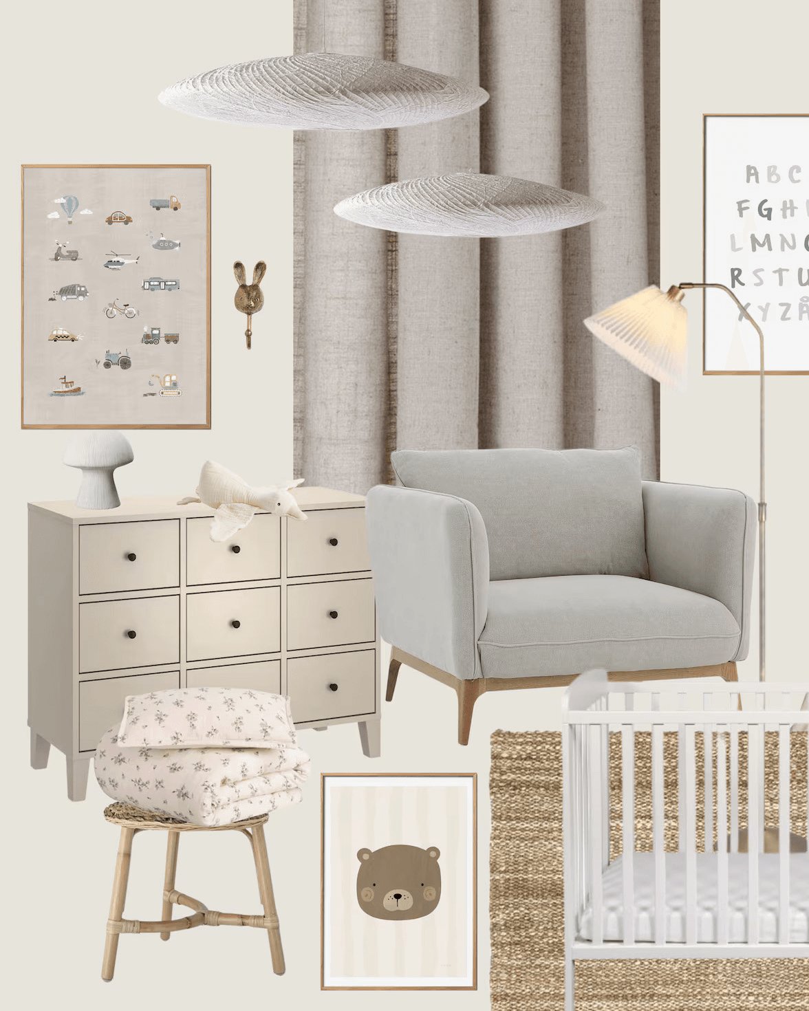 Inred barnrummet med mysiga detaljer