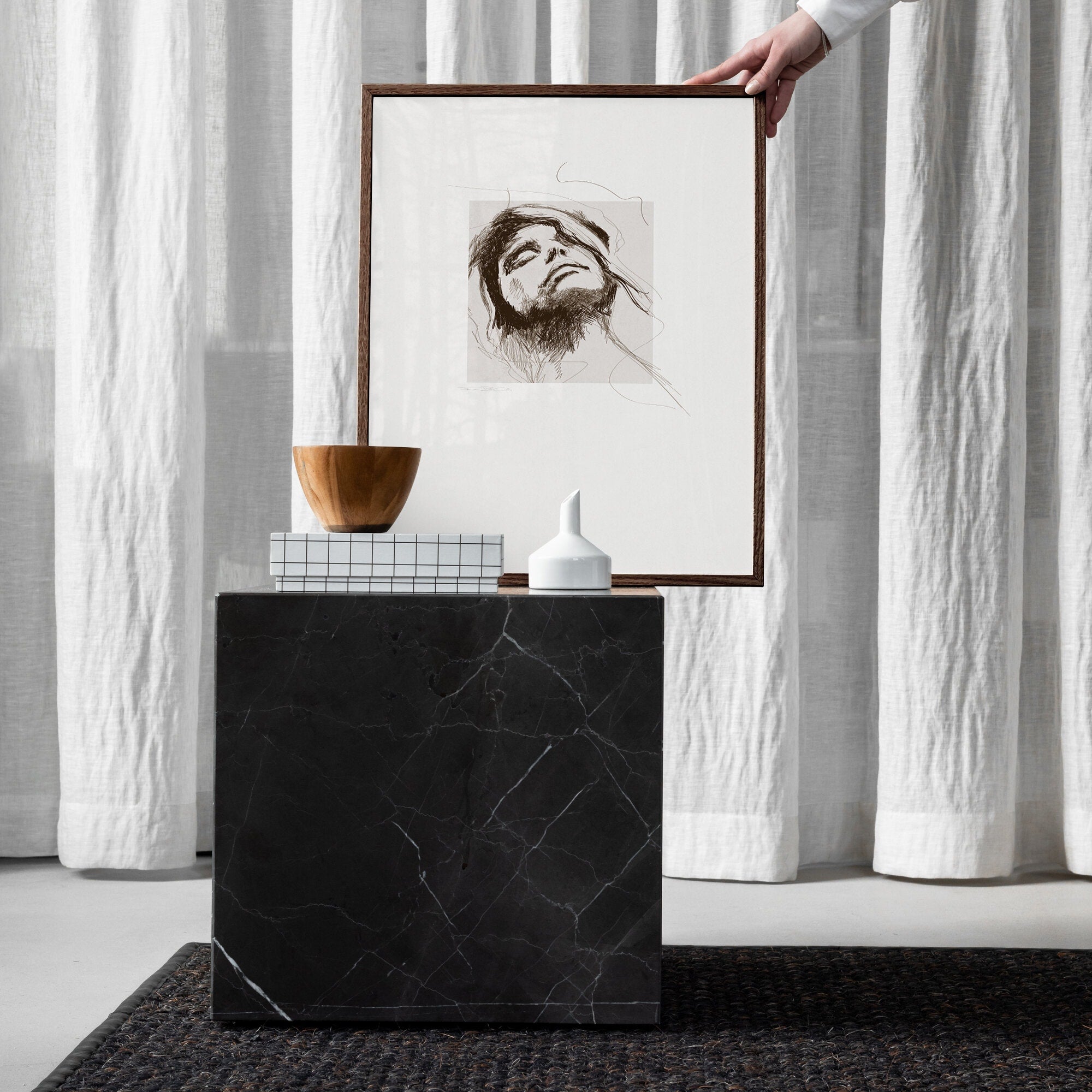 Illustration face poster