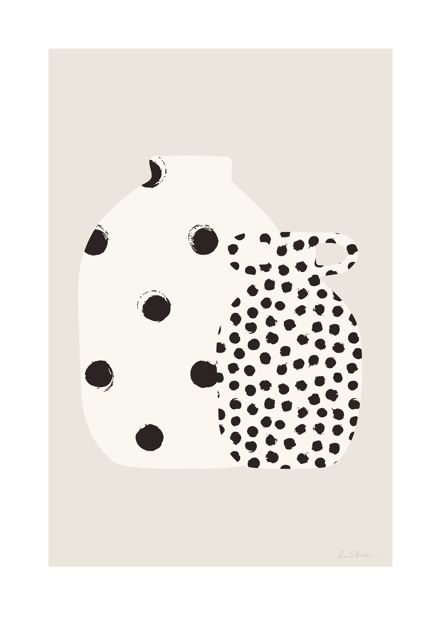 Prickiga vaser poster