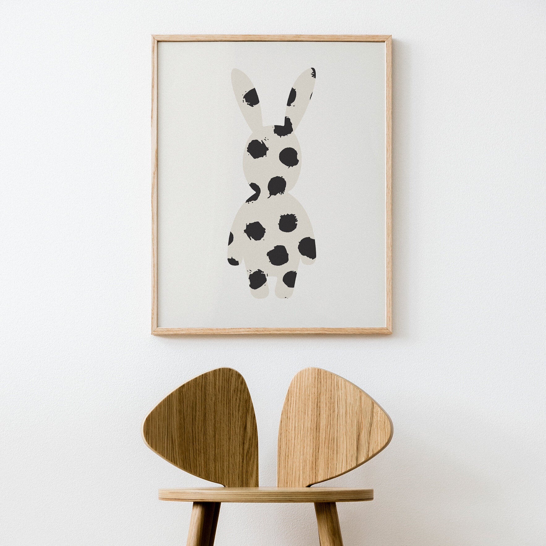 Fläckig kanin poster