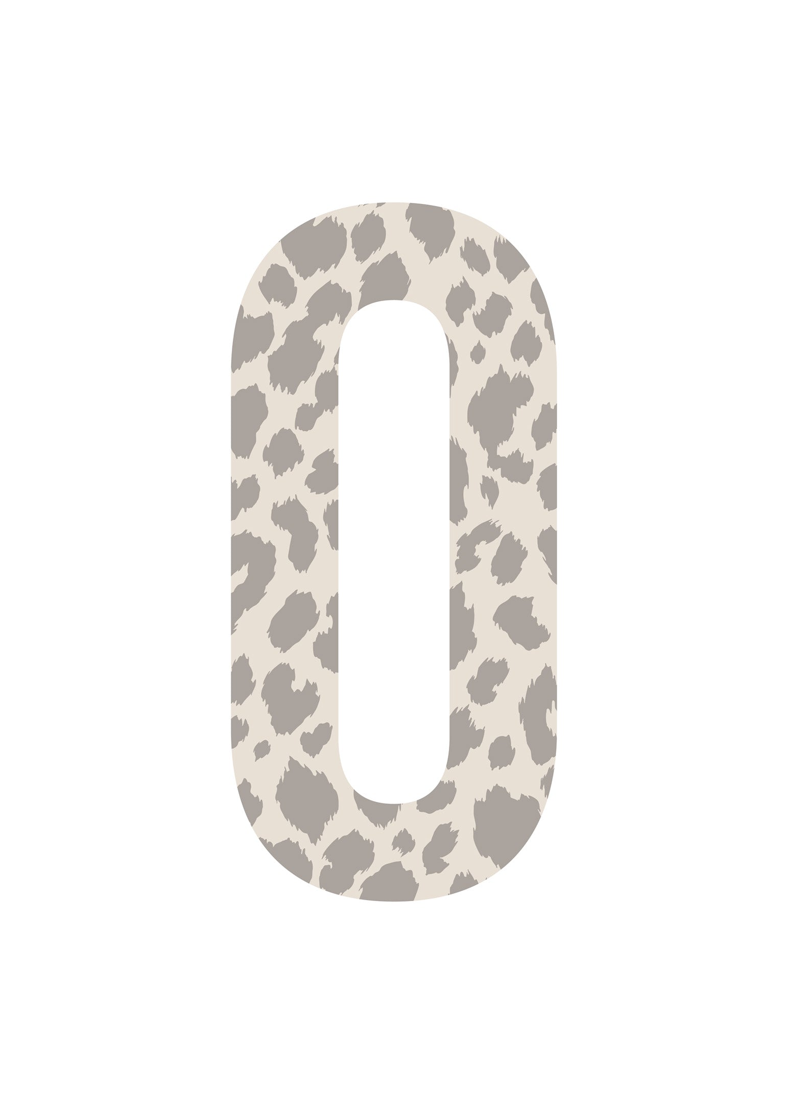 Bokstavstavla leopard - O-Ö