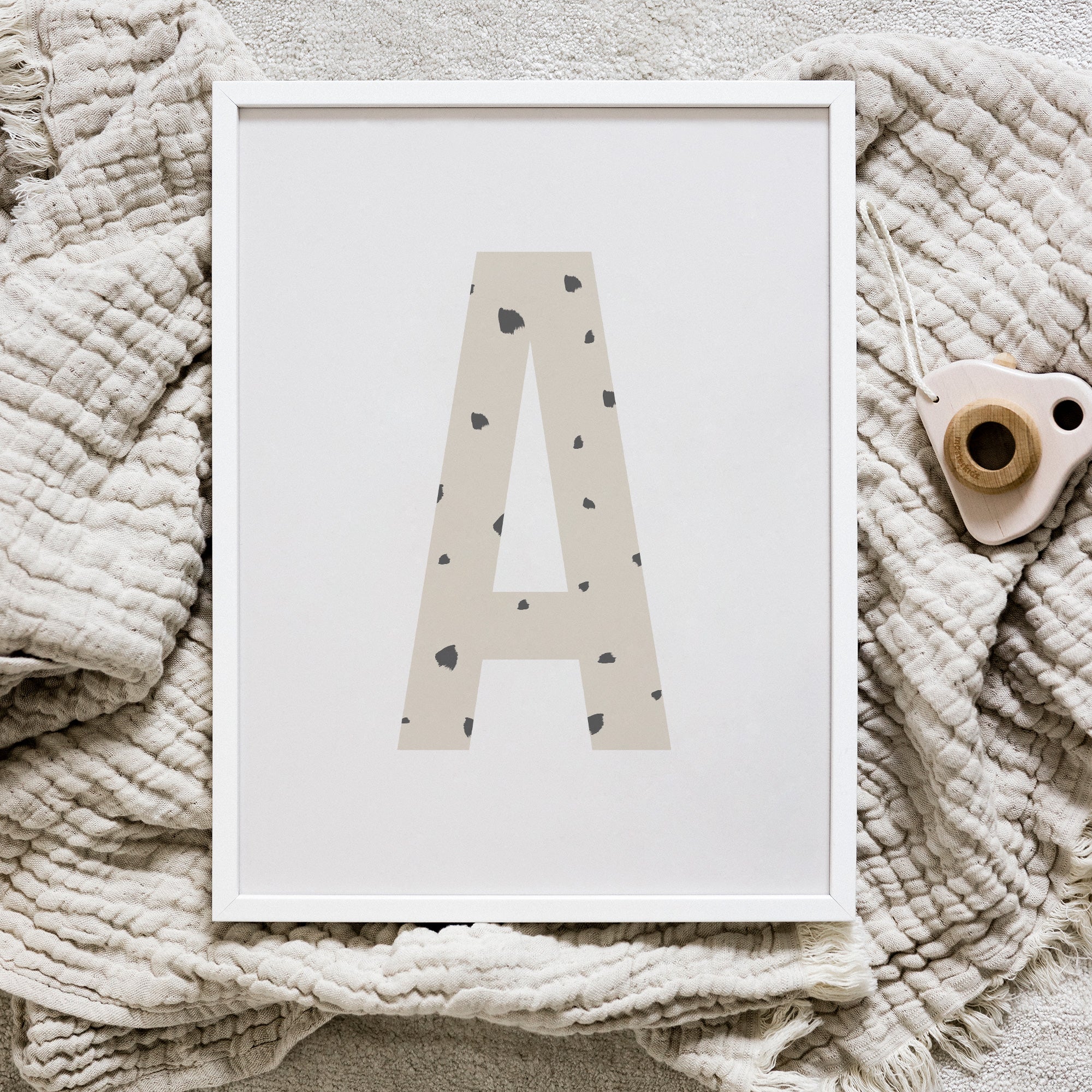 Bokstavstavla fläckar - A-N