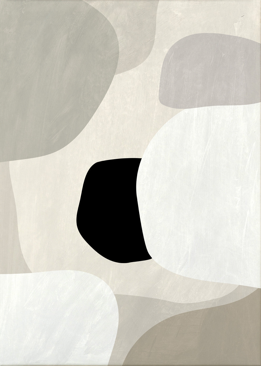 Organiska former canvastavla