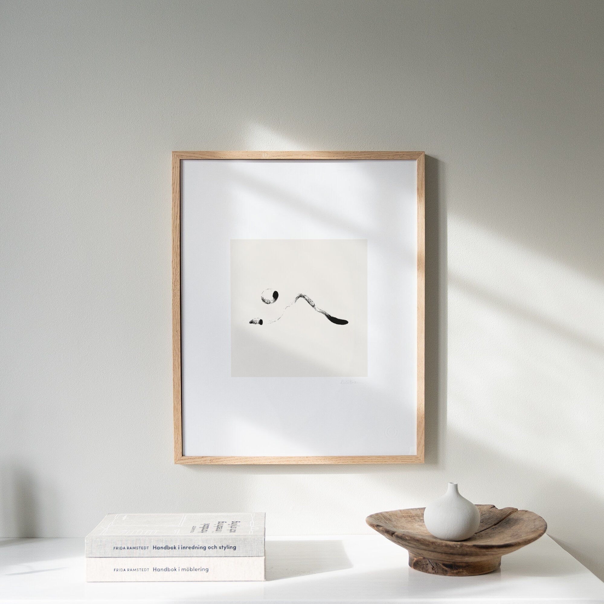 Minimalistiskt berg poster