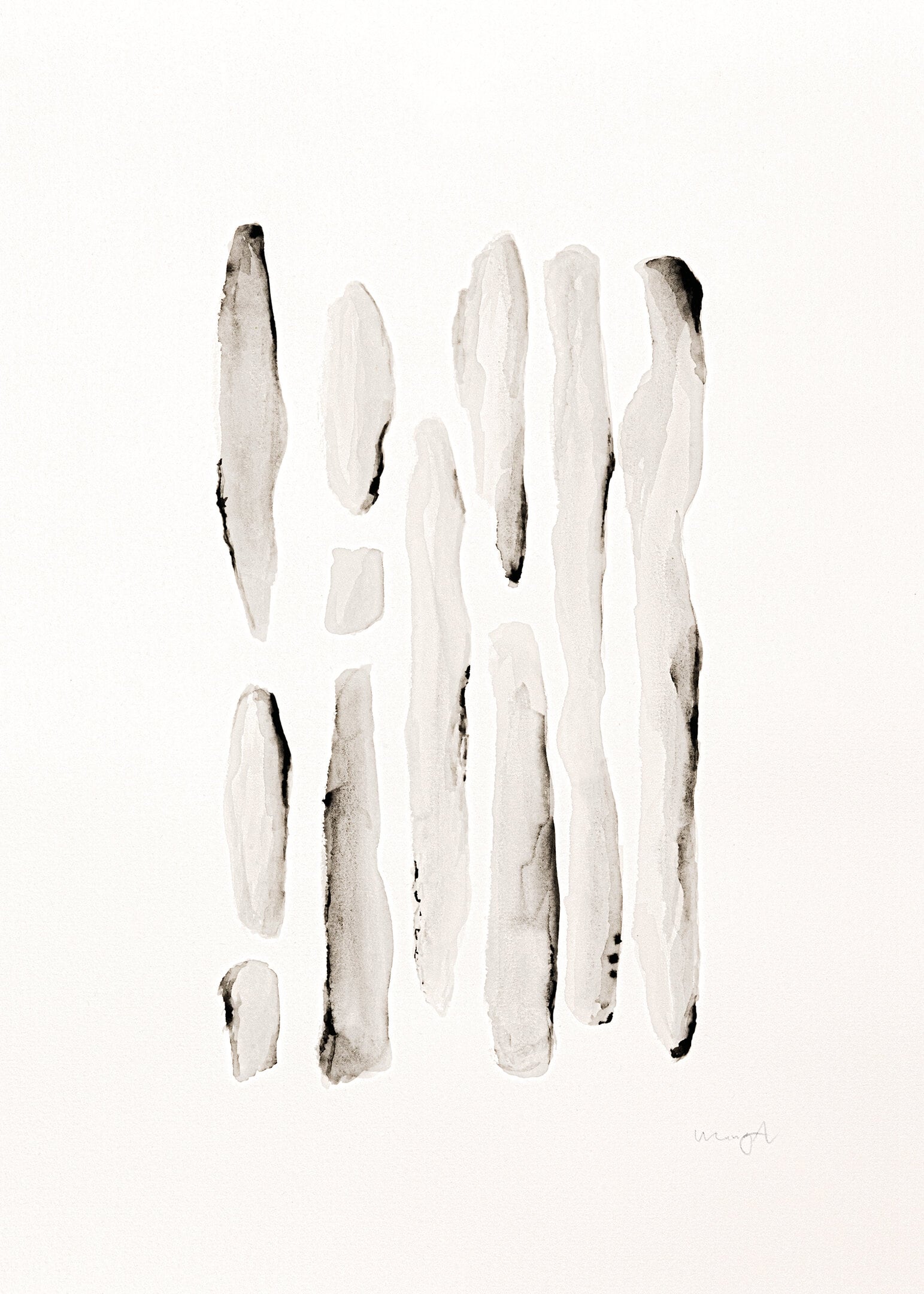 Regn abstrakt poster