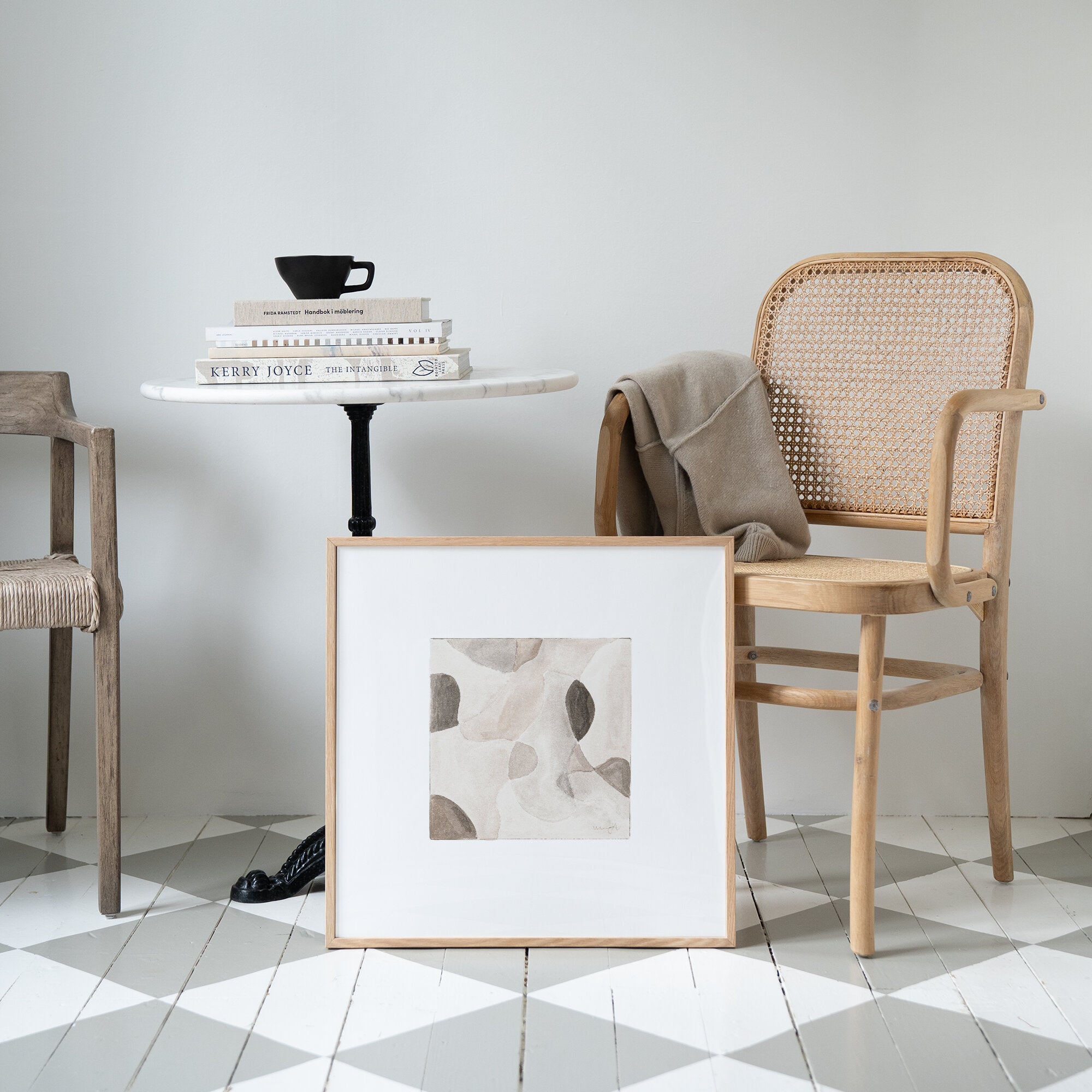 Vattenfärg abstrakt poster