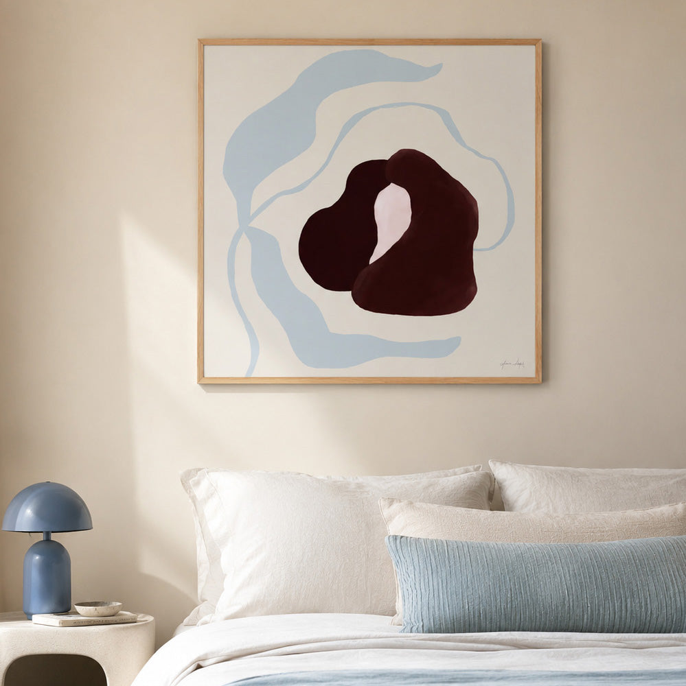 Abstrakt blomma poster