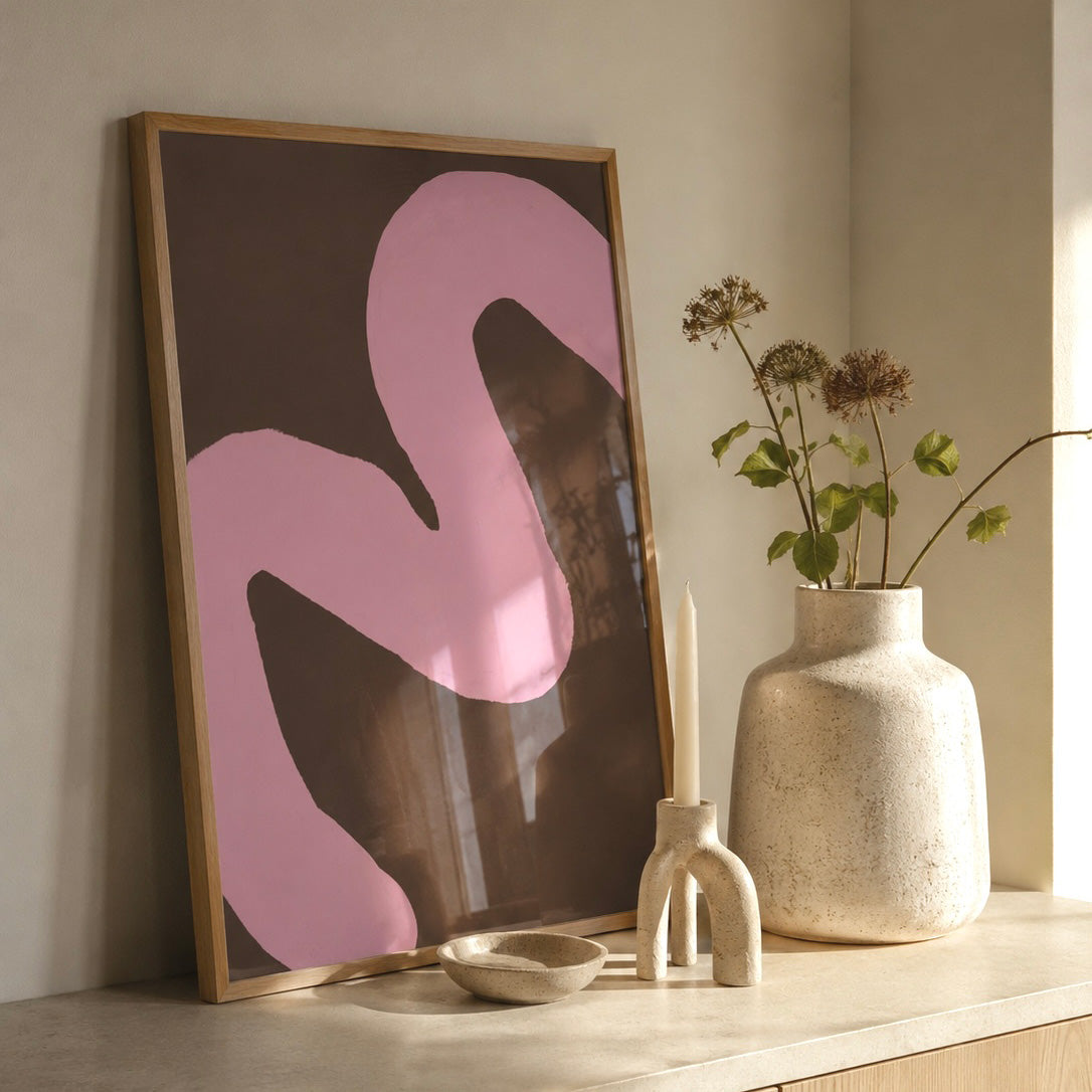 Pink flow poster