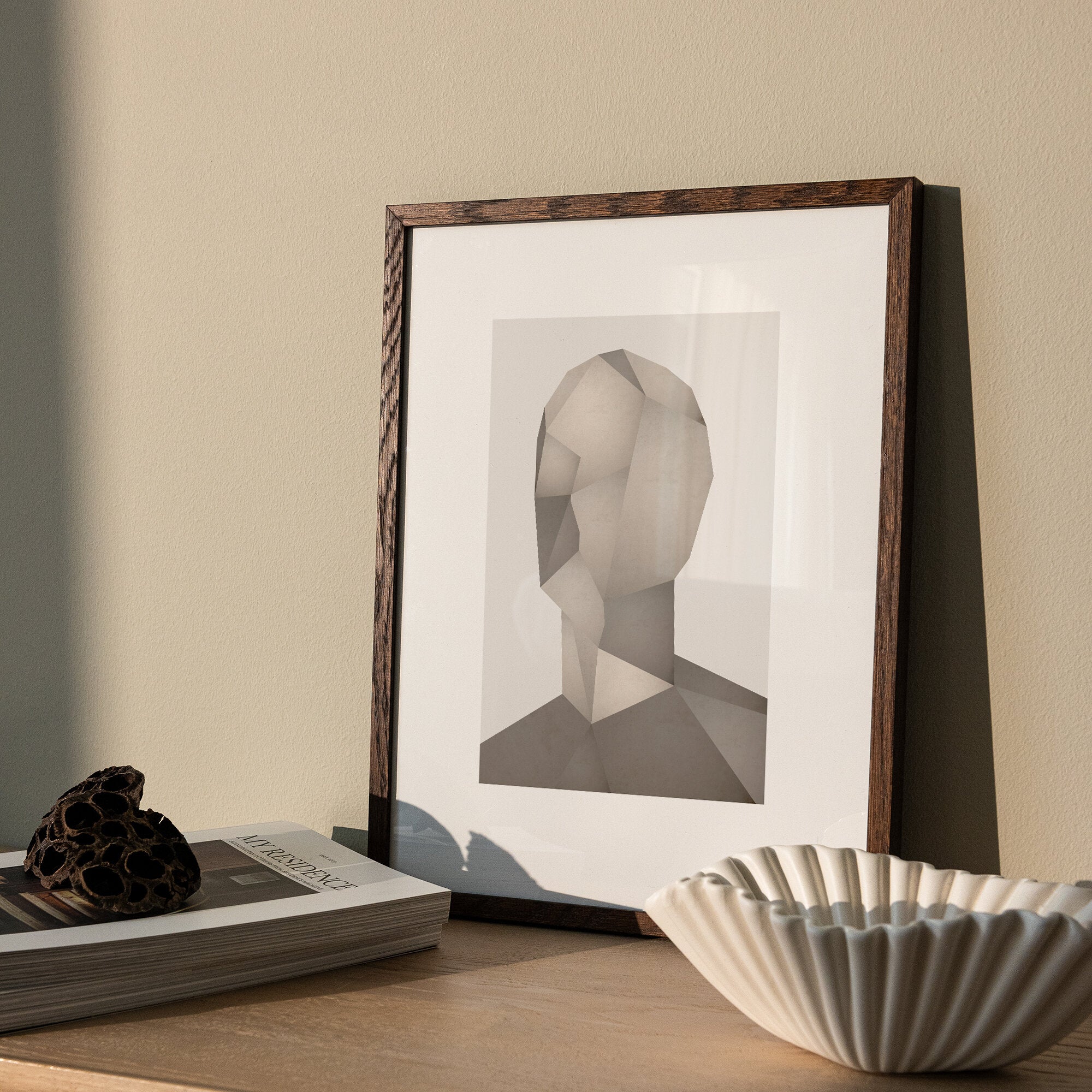 Grafiskt porträtt poster