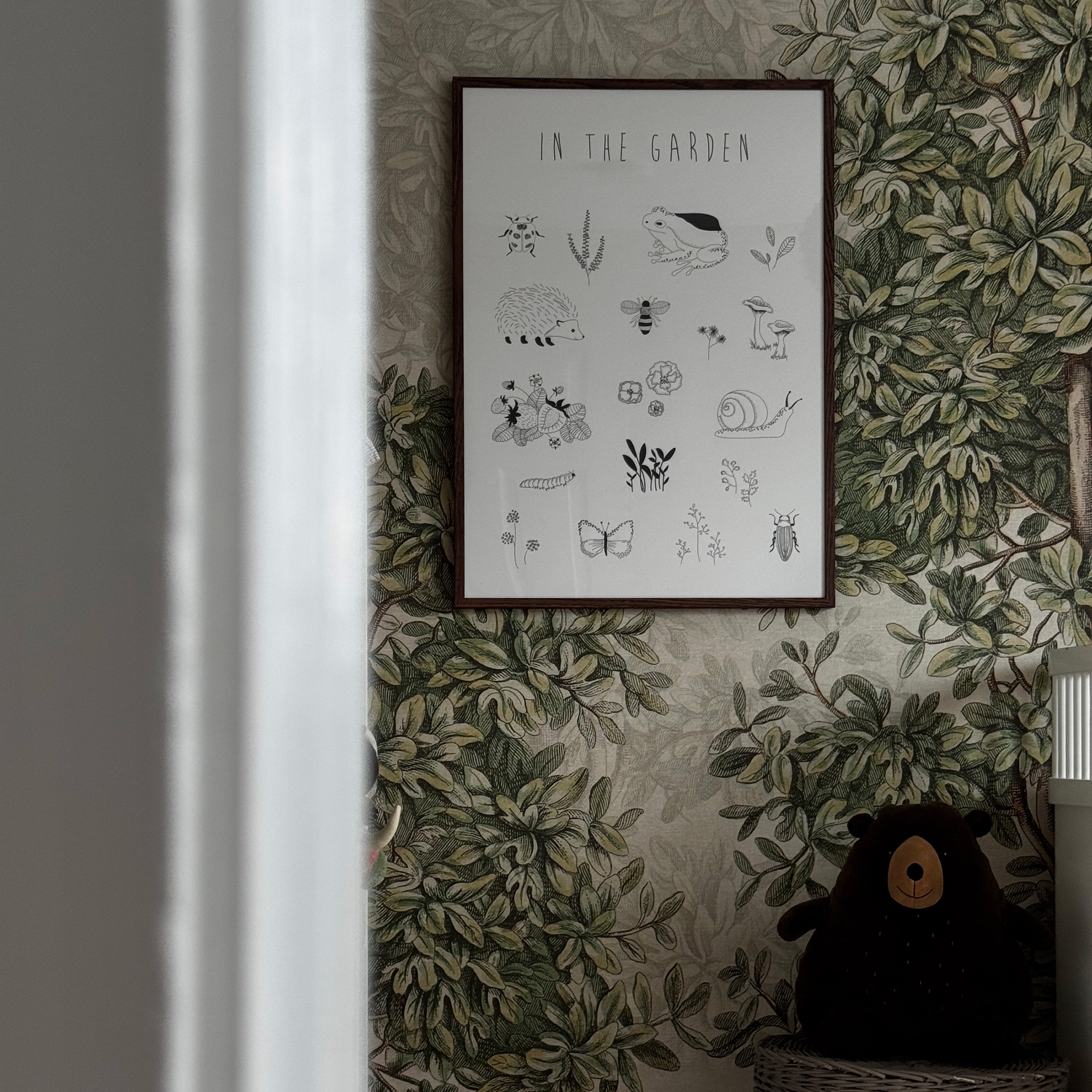 In the garden poster
