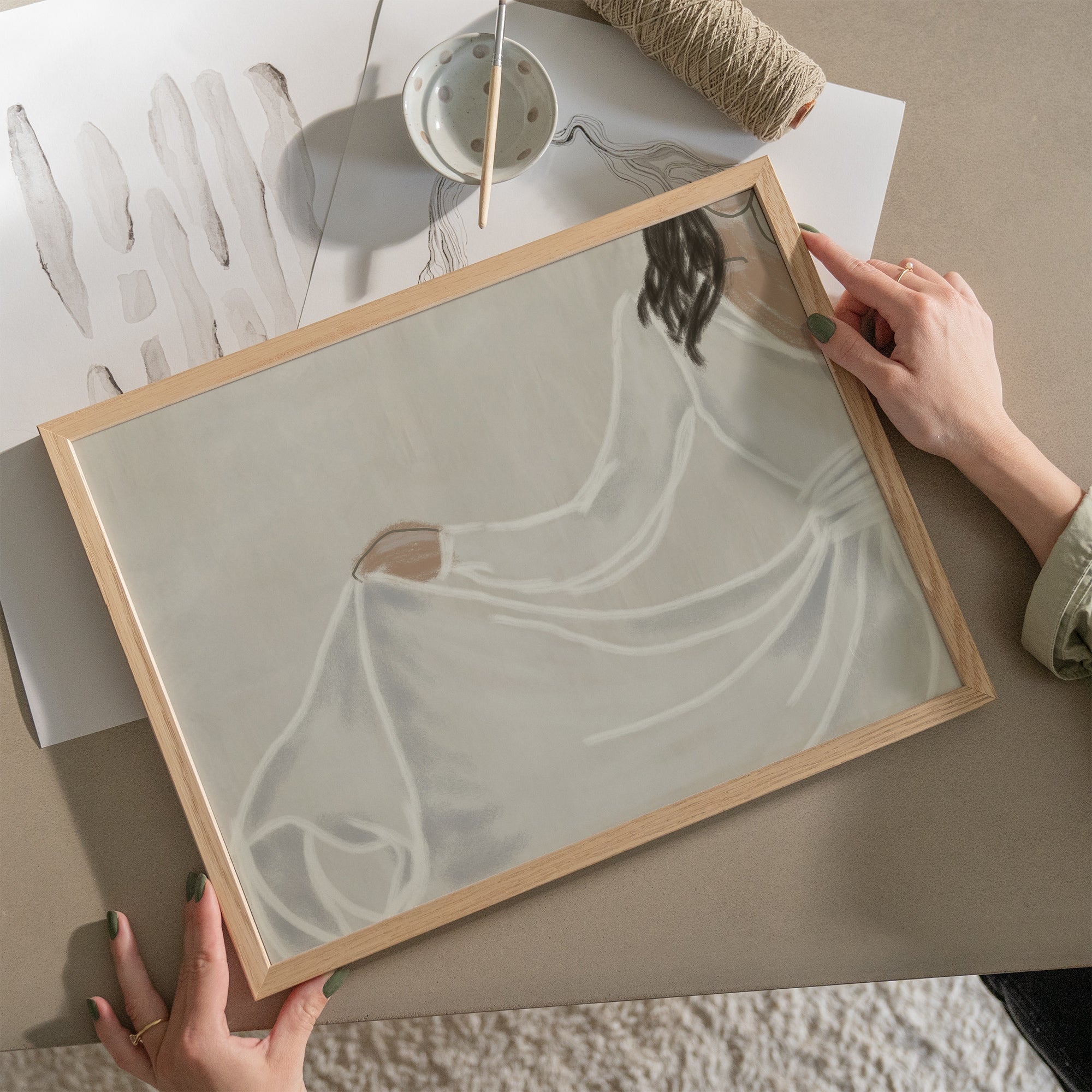 Minimalist silhouette poster