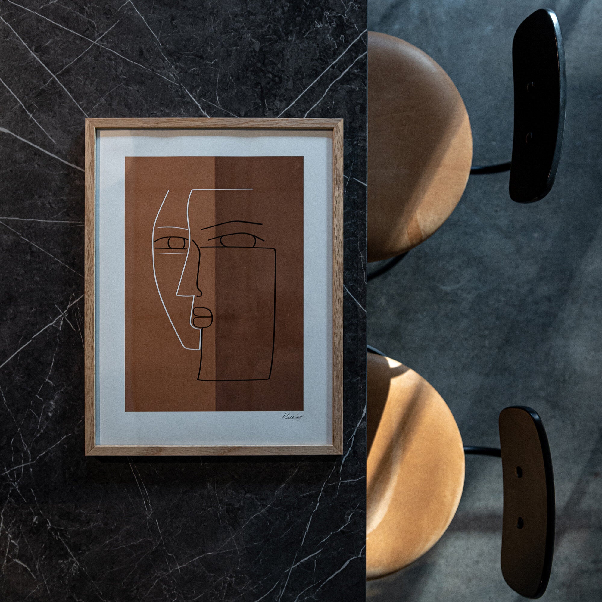 Expression poster terracotta