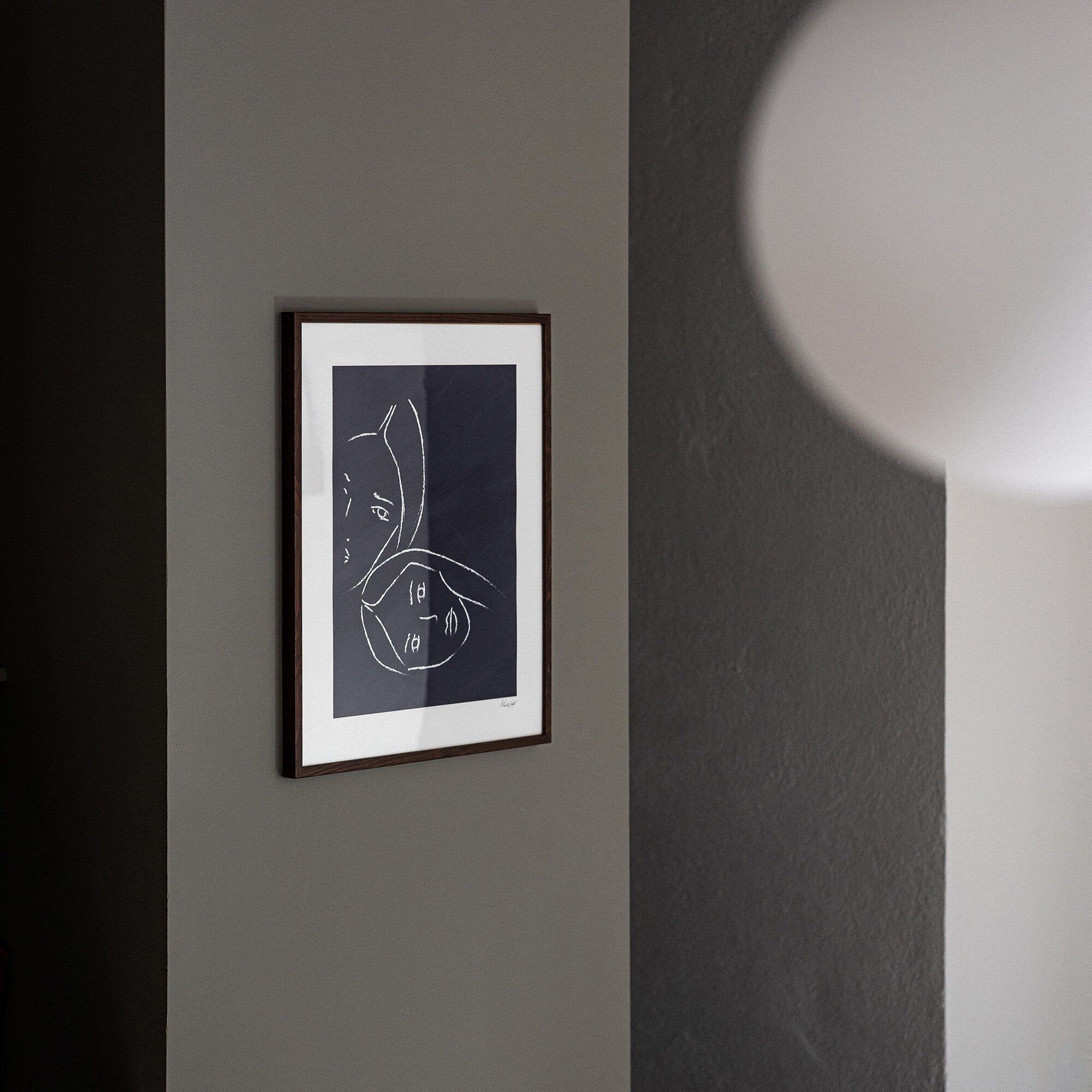 Safe place poster blue