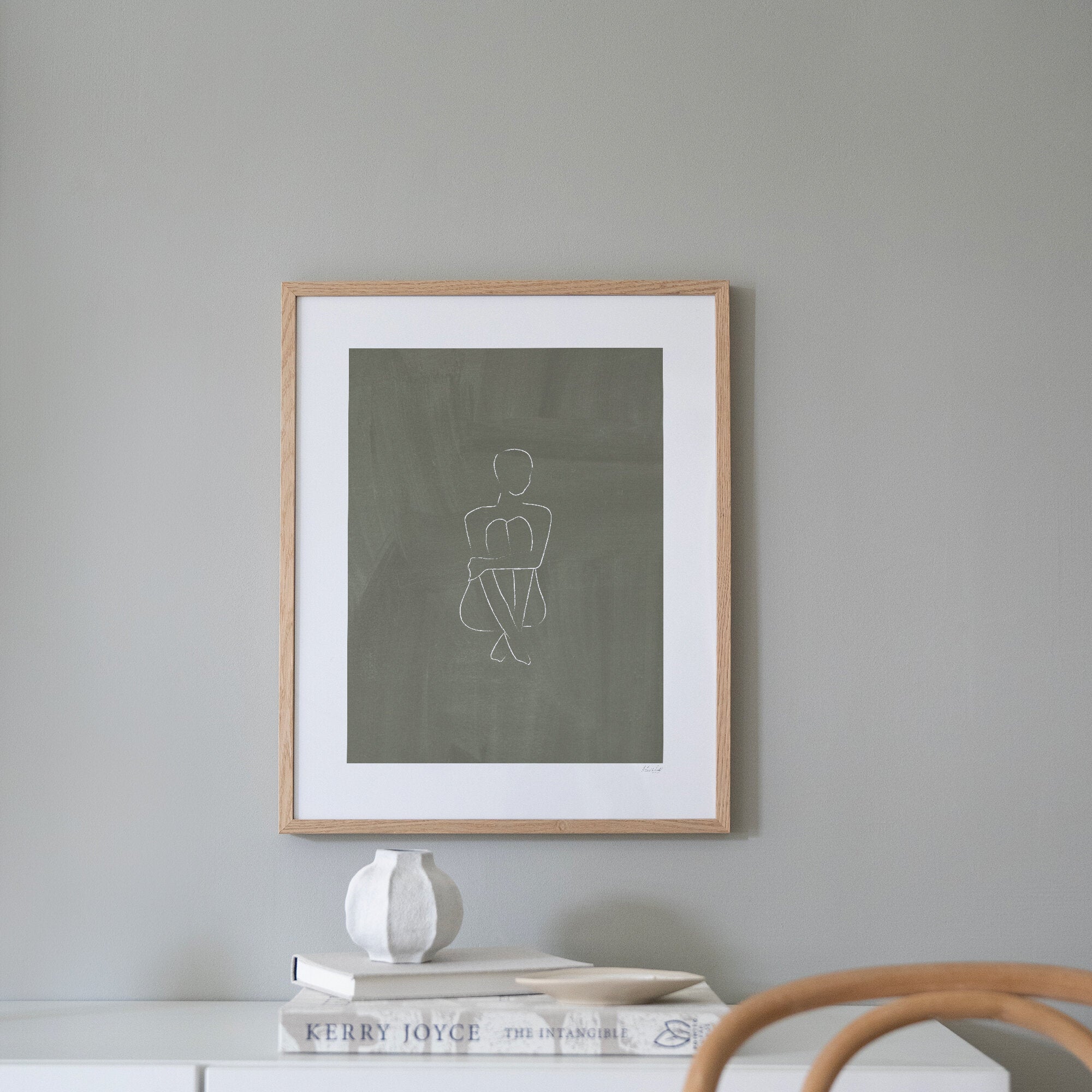 Peace of mind poster green