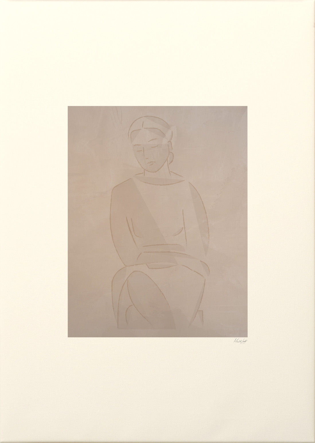 Tålmodig canvastavla