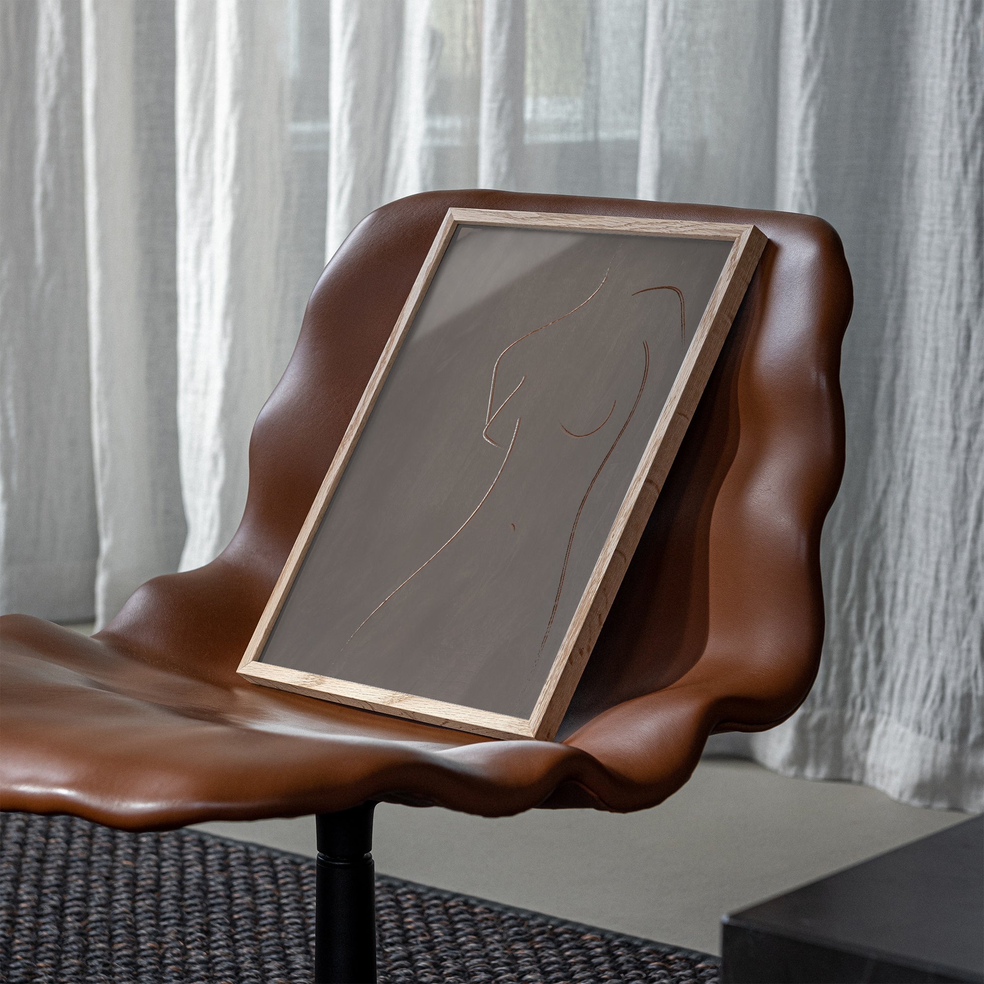 Soft contours poster