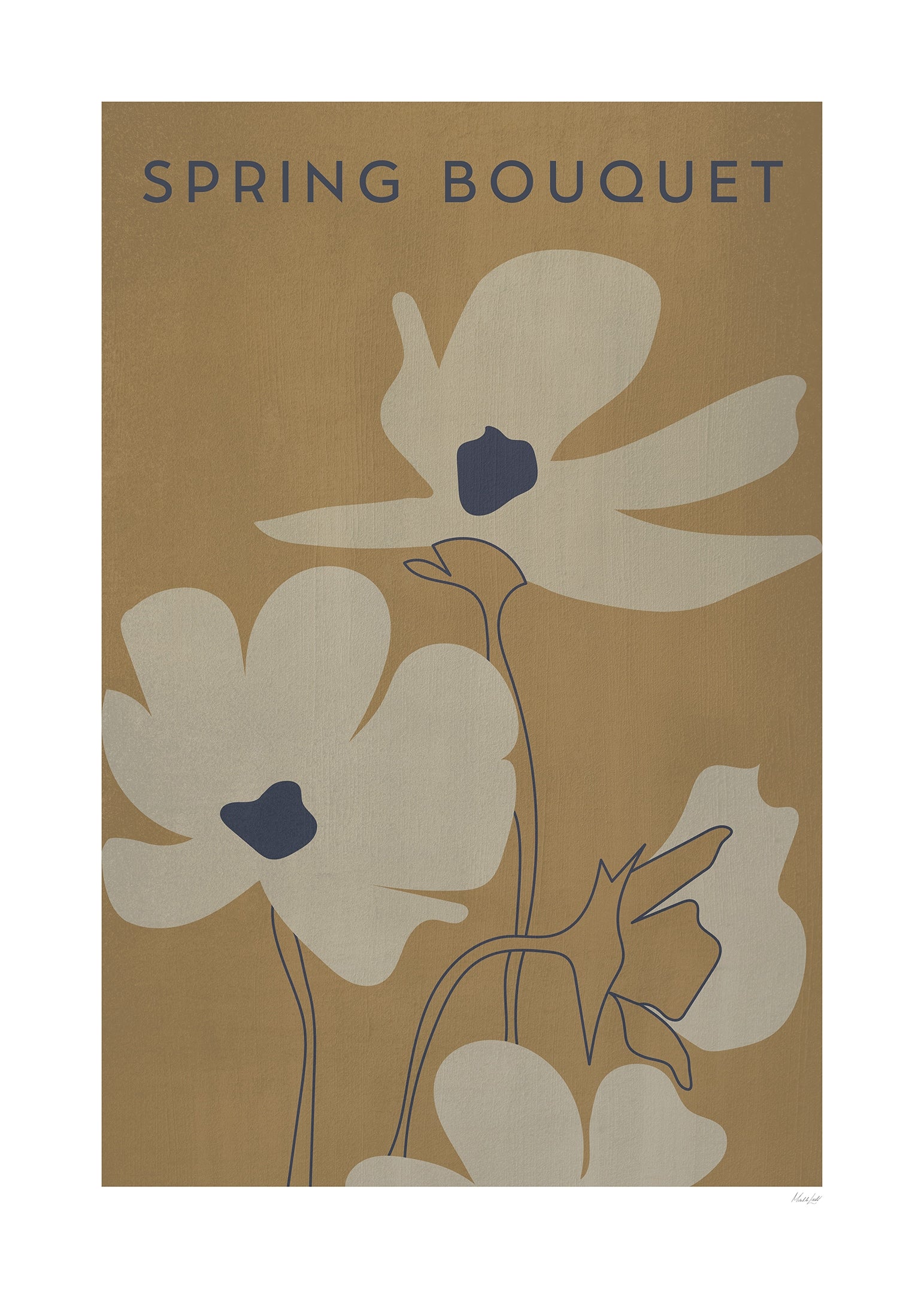 Spring bouquet poster