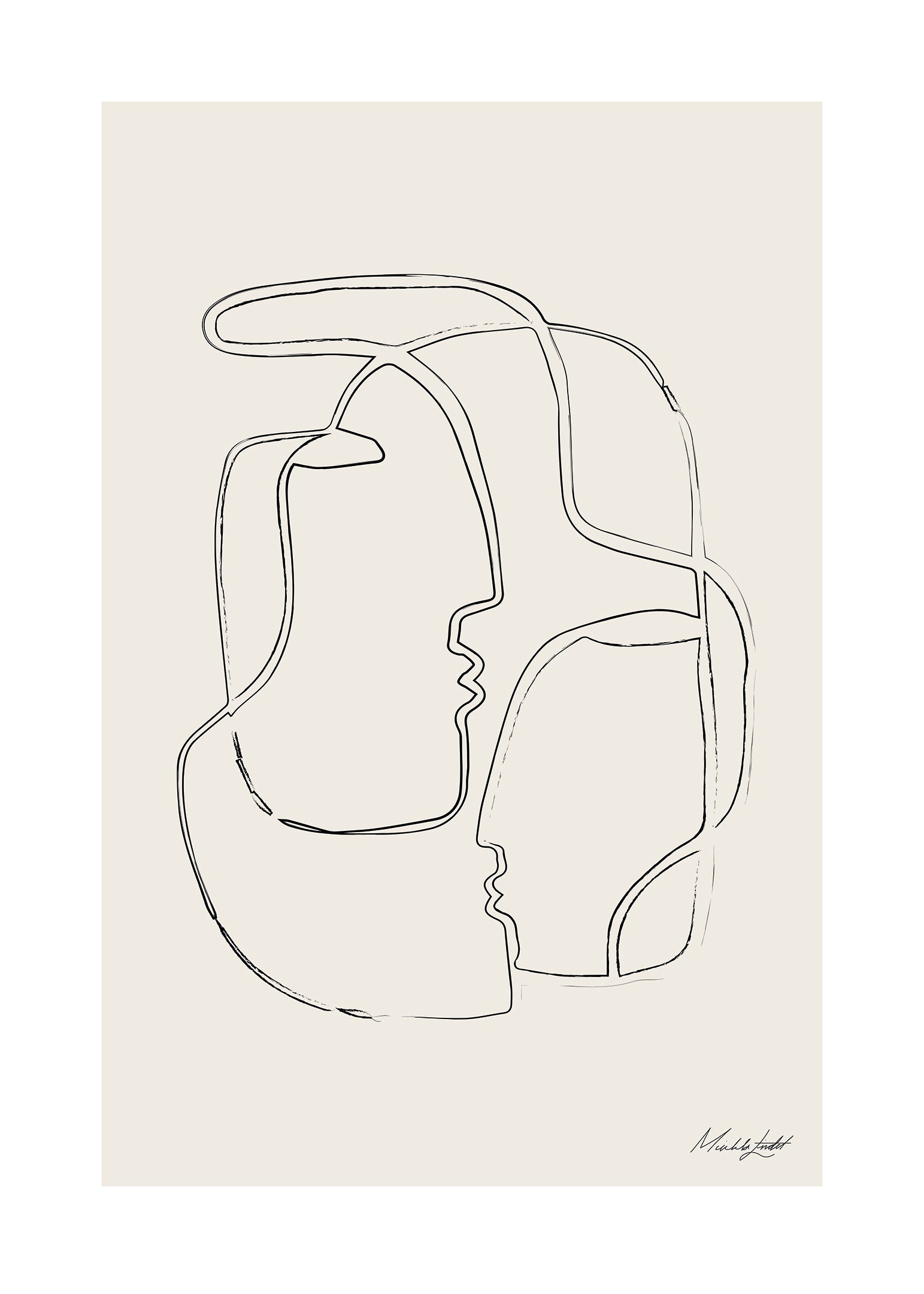 Ansikte mot ansikte poster