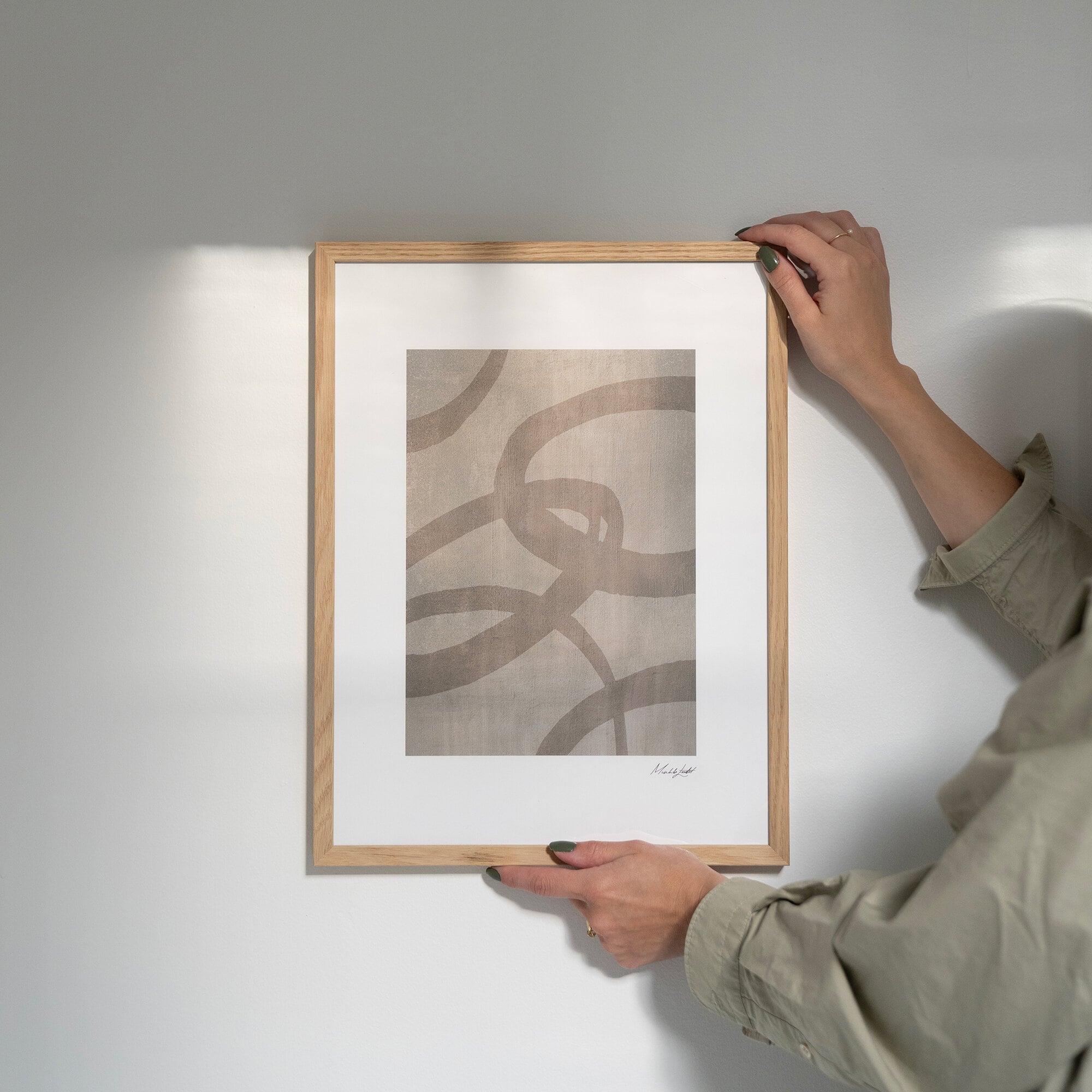 Abstrakta ringar poster