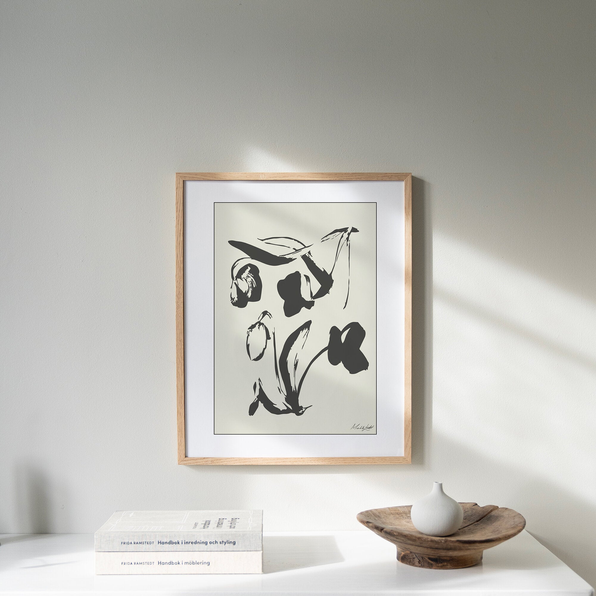 Tulips abstract poster