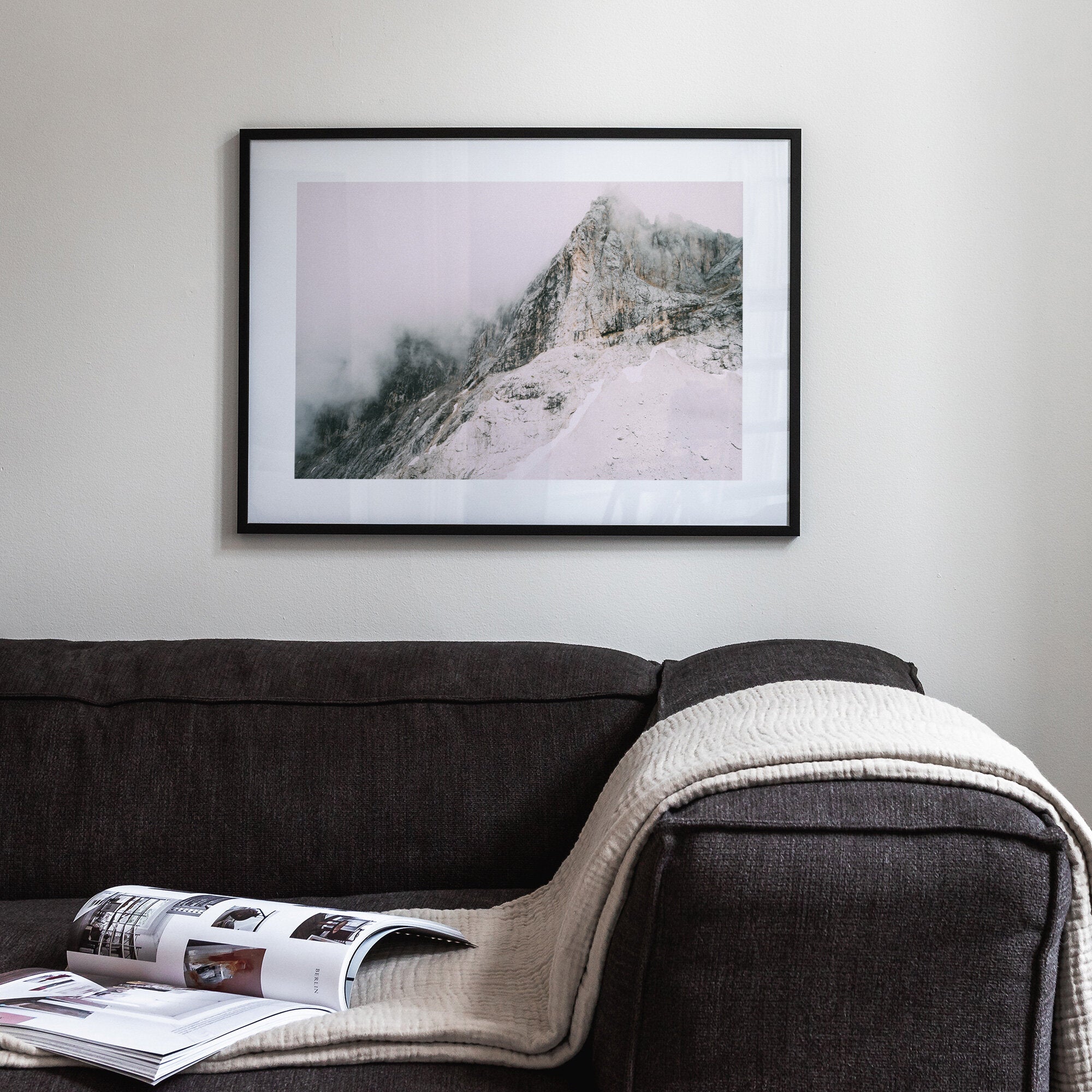 Bergsskimmer fotokonst poster