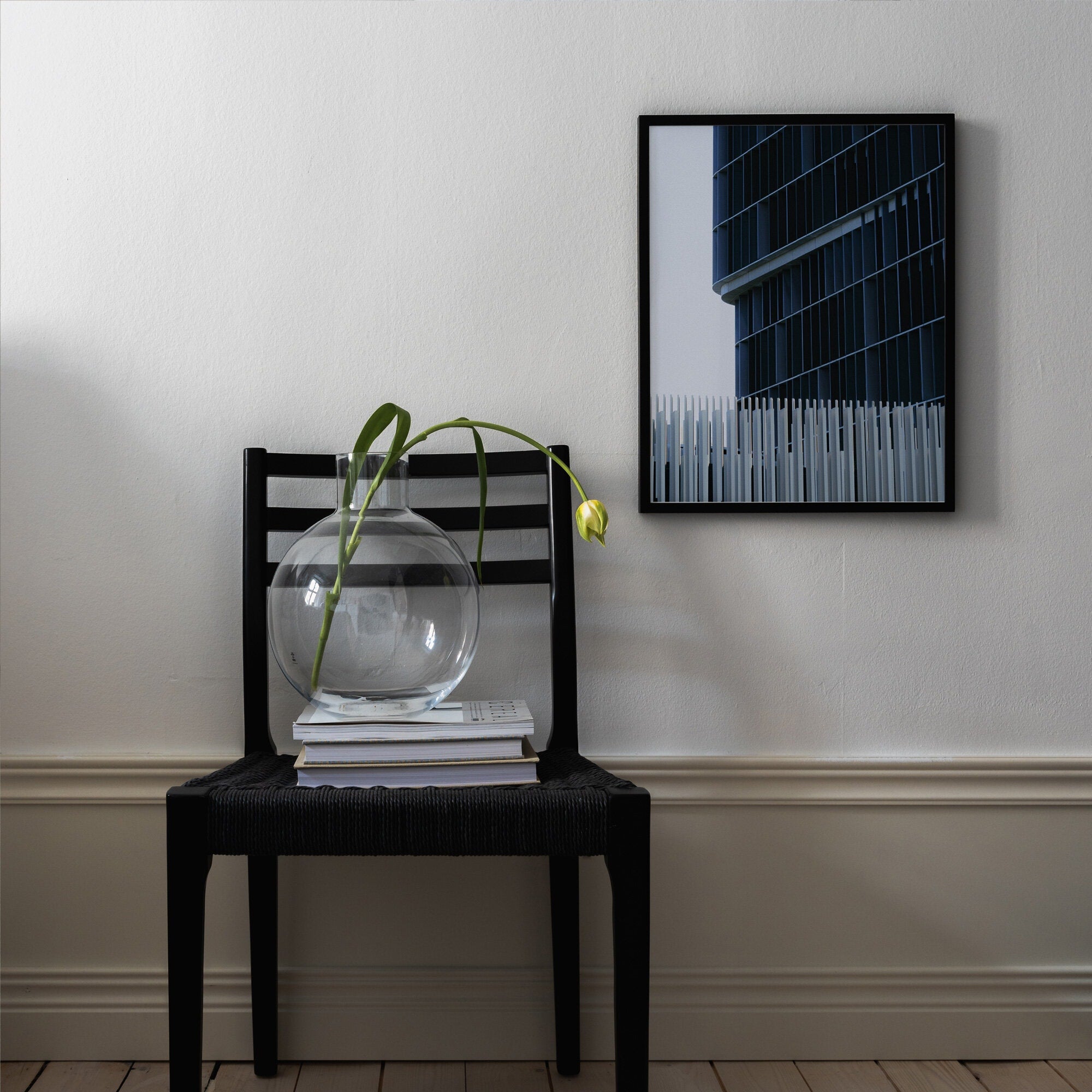 Arkitektonisk fasad poster Maersk tower