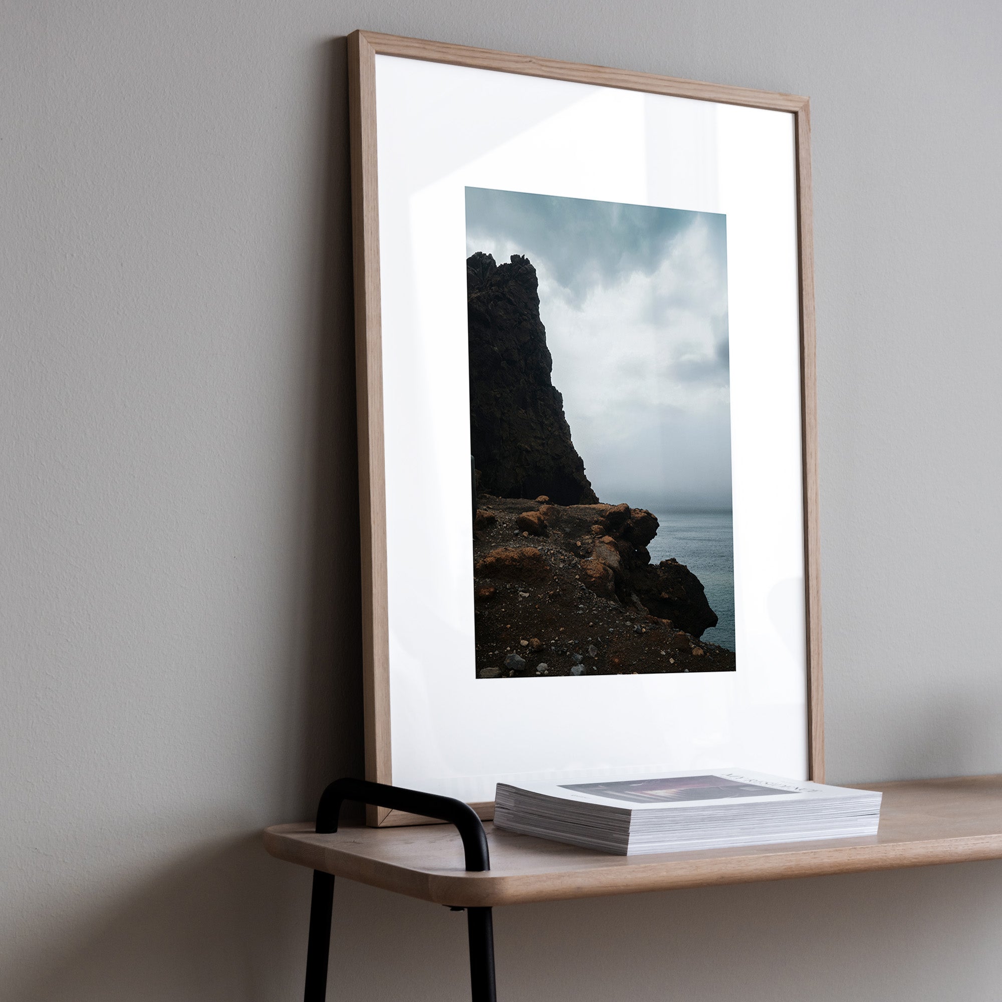 Bergssluttning poster