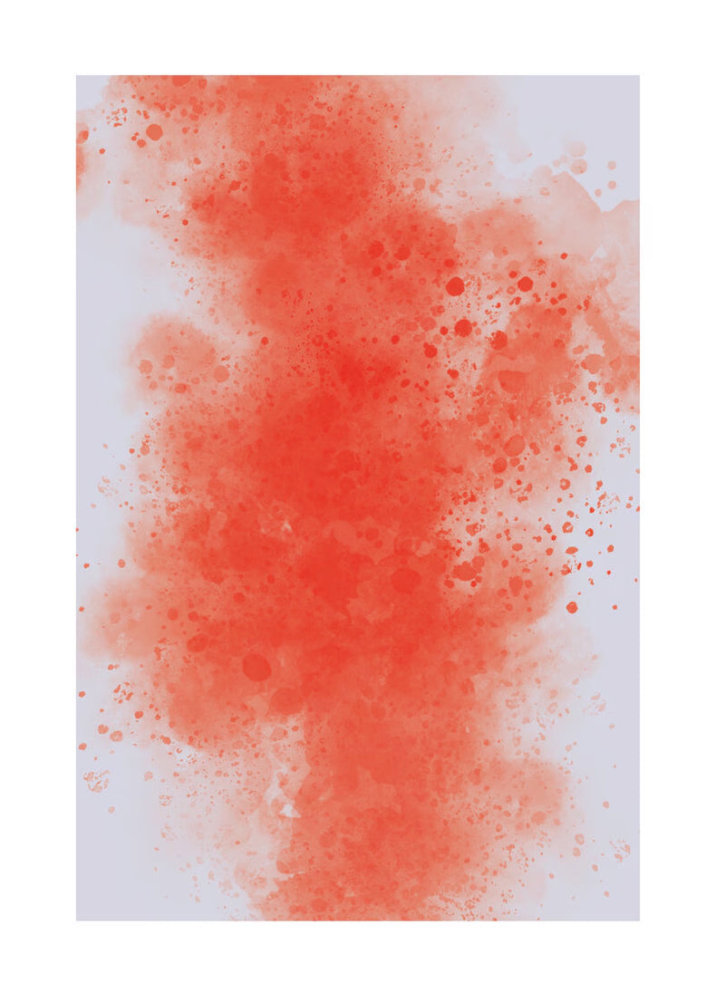 Colour splash poster orange