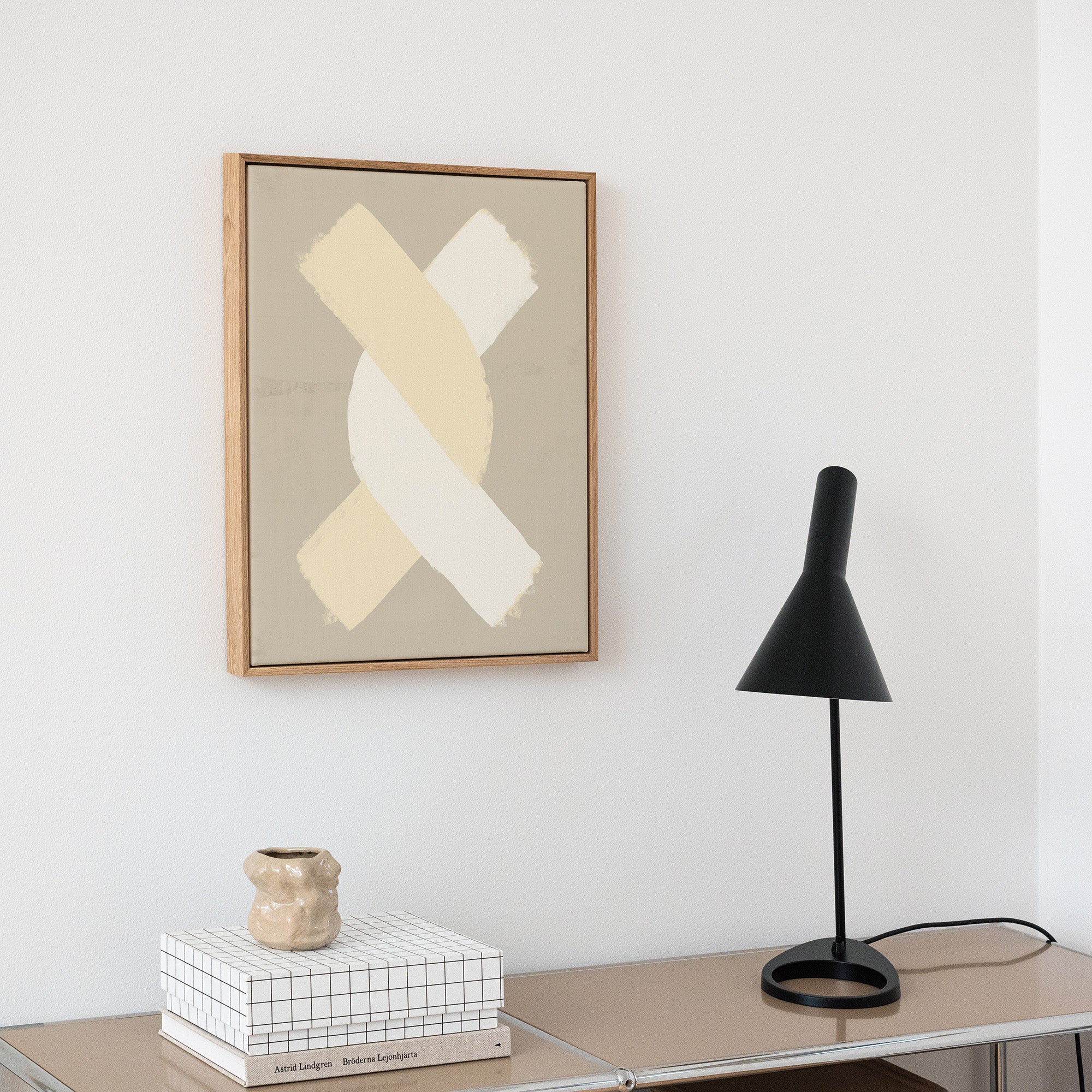 Mellan oss canvastavla