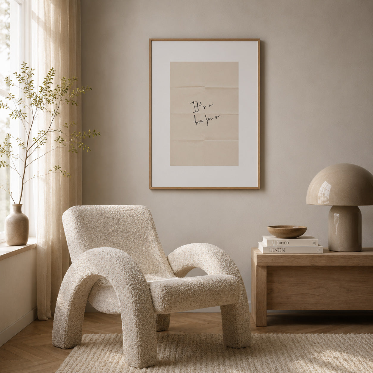 It’s a bonjour poster