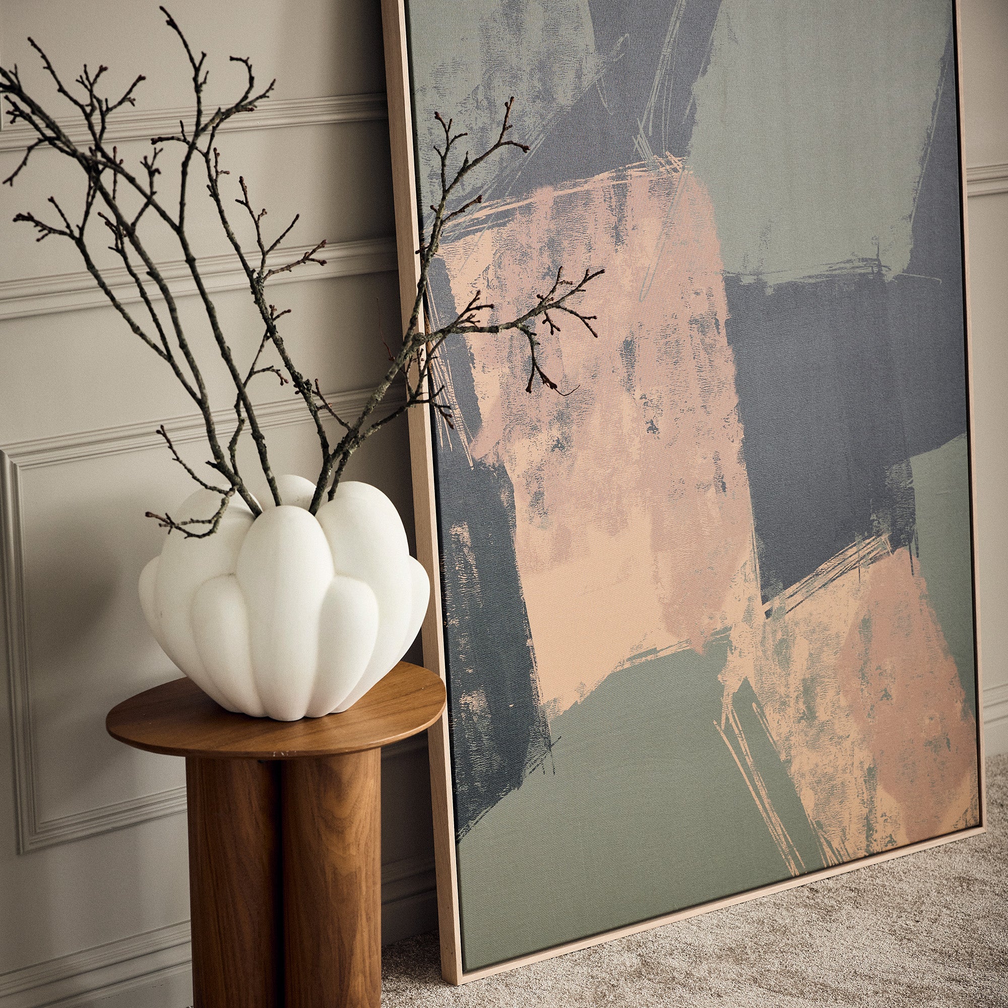 Brushstroke canvas art