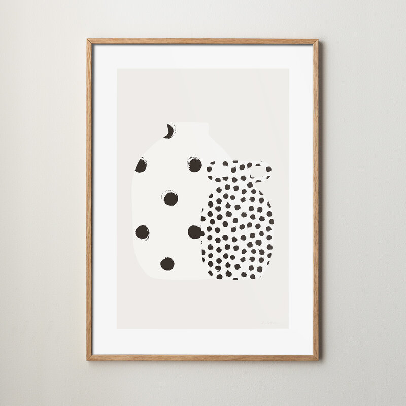 Spotted vases poster