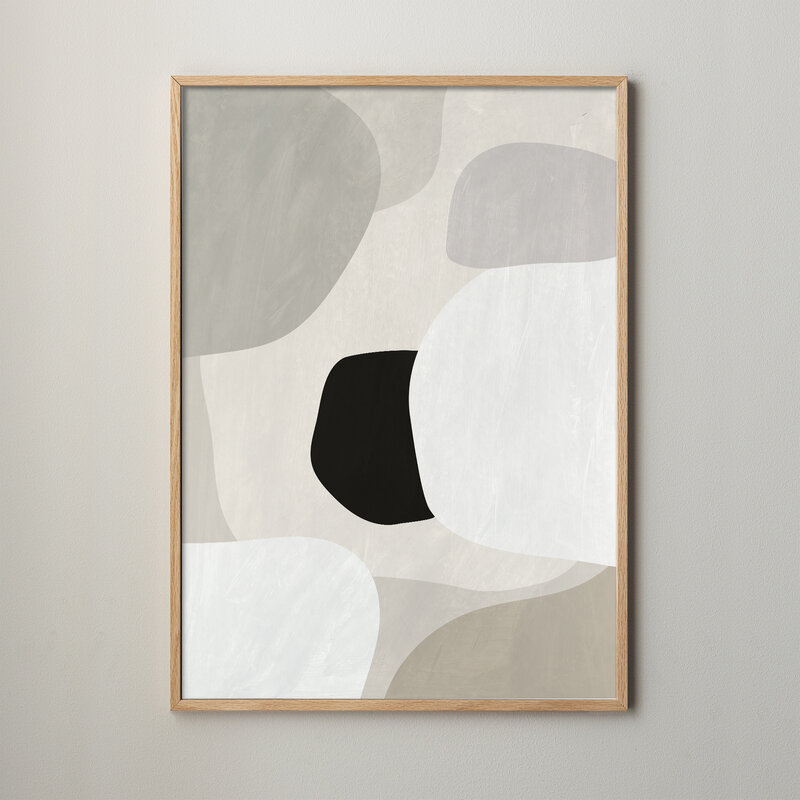 Organic shapes poster