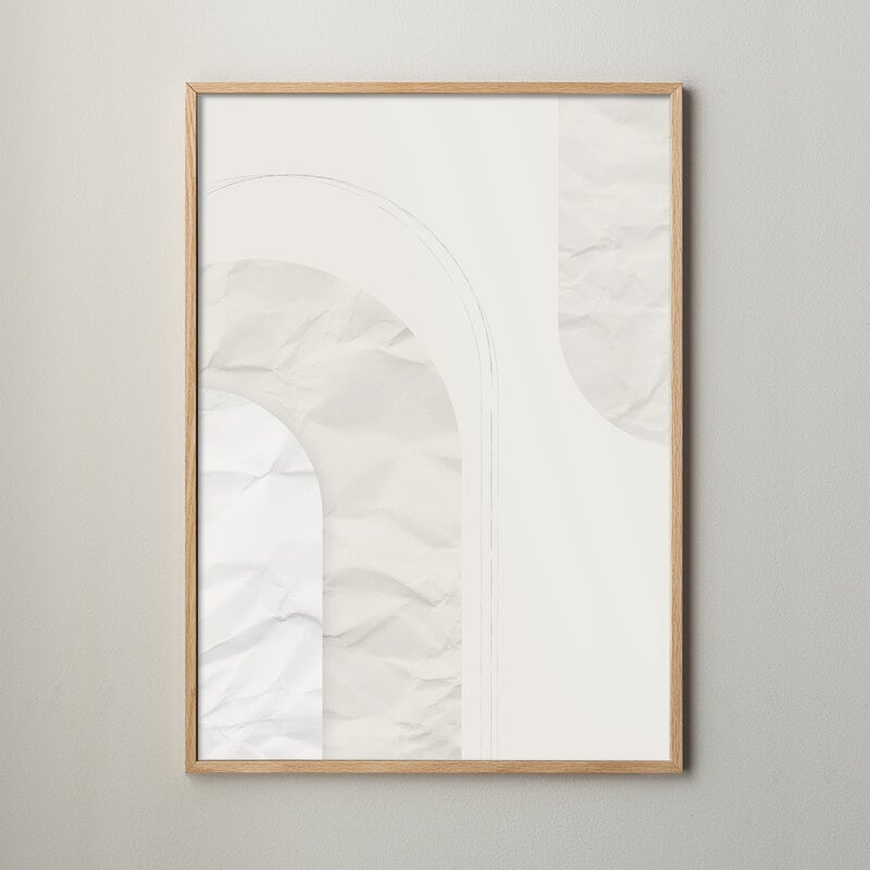 Oval shapes poster