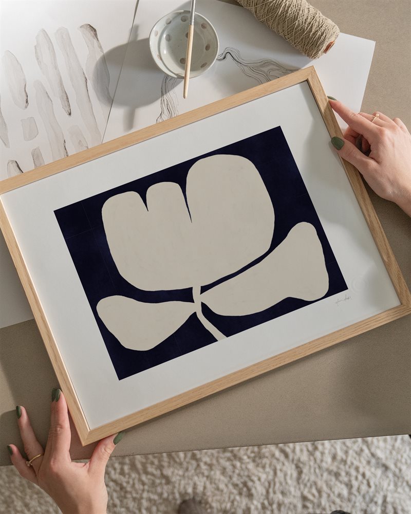 Stylish flower poster