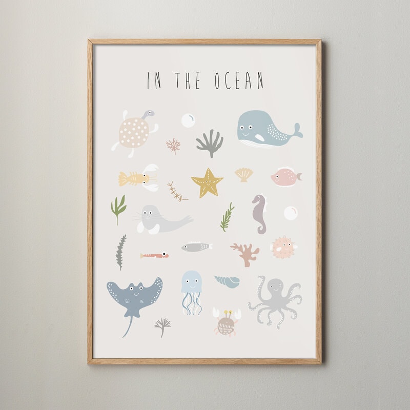 In the ocean poster