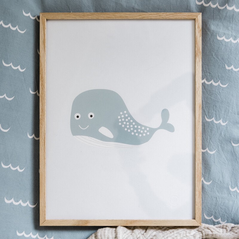 Whale poster