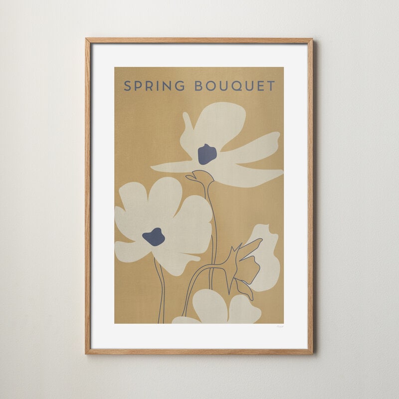 Spring bouquet poster