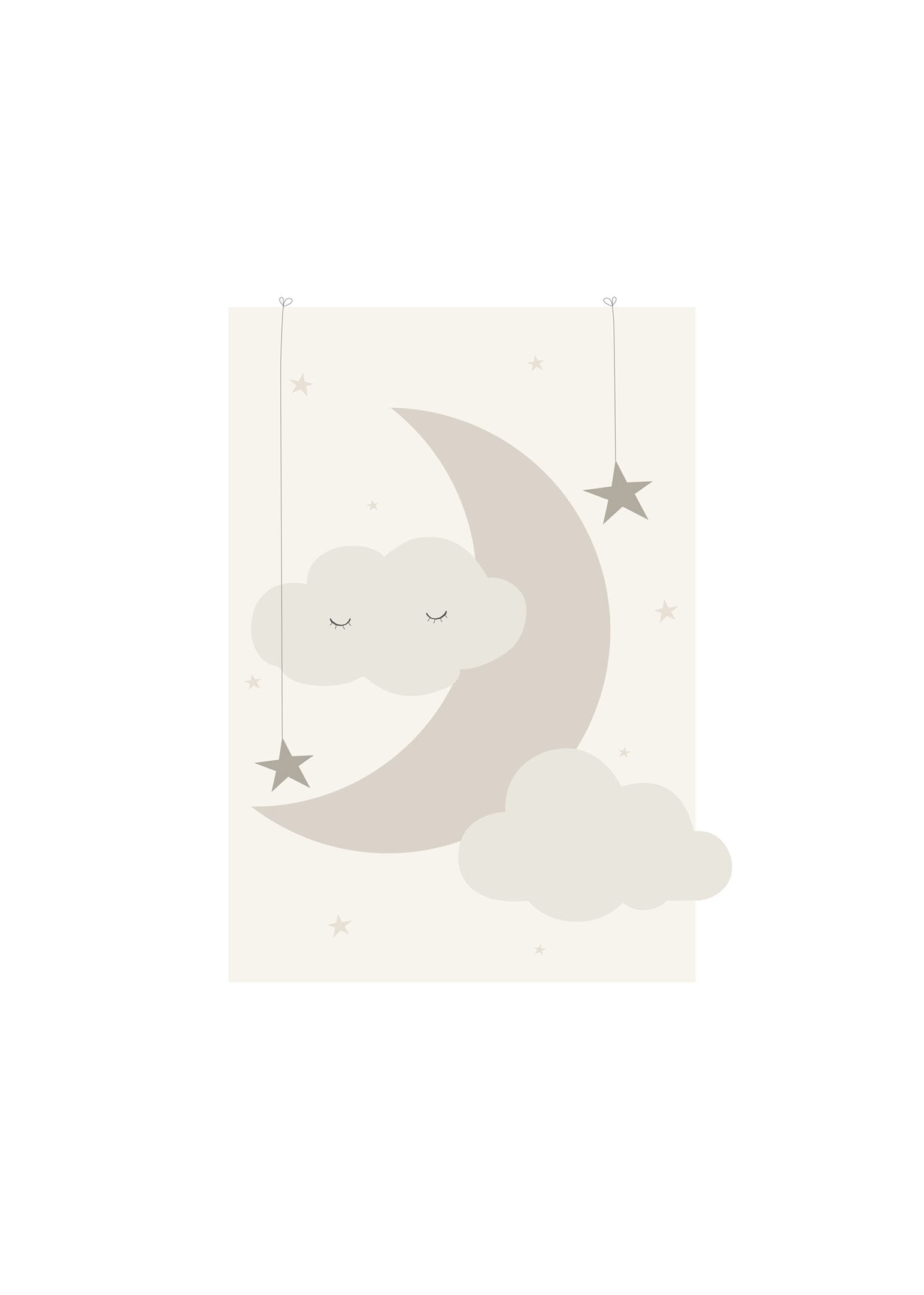 Sweet dreams beige poster