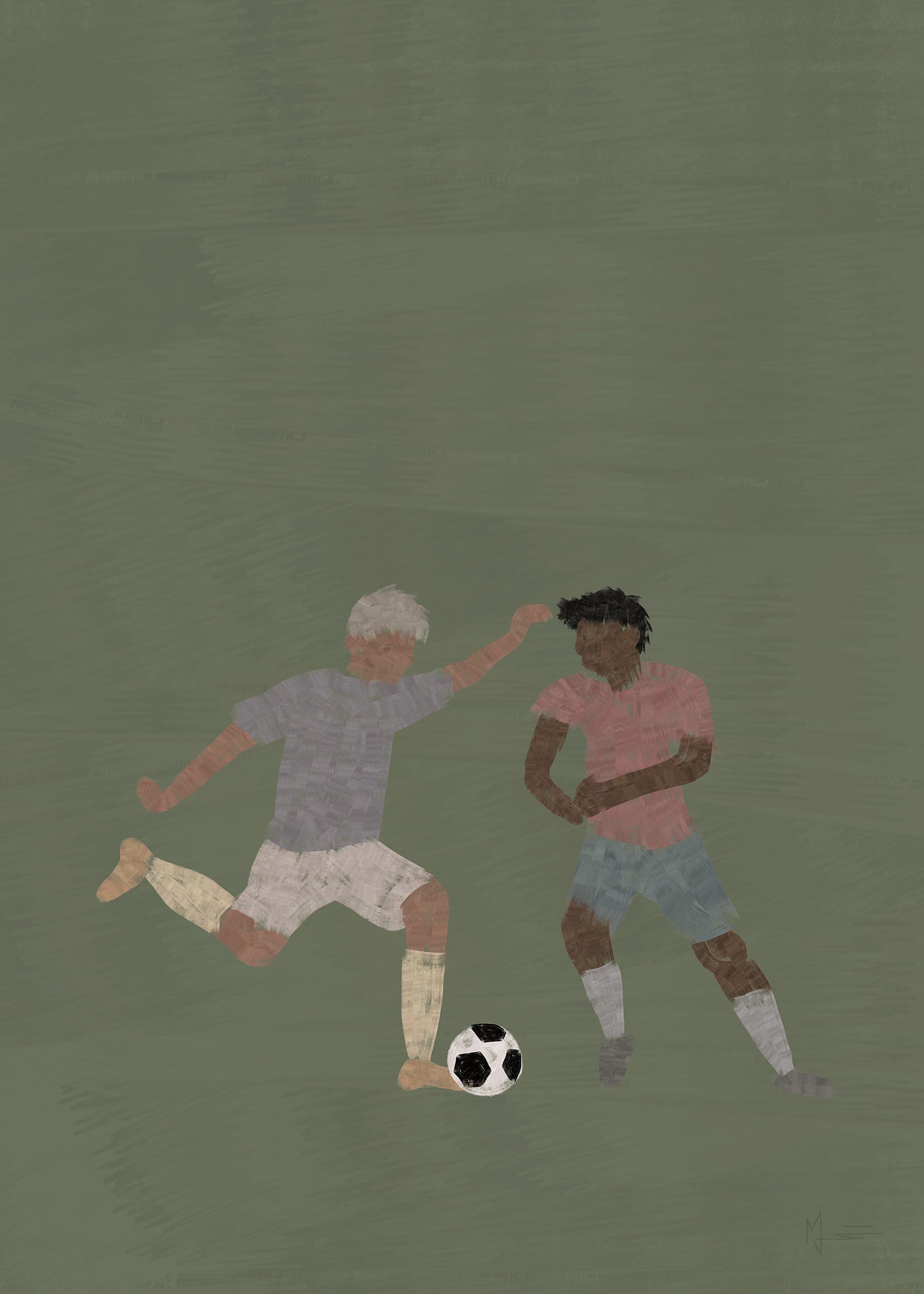 Dribbla fotbollsposter