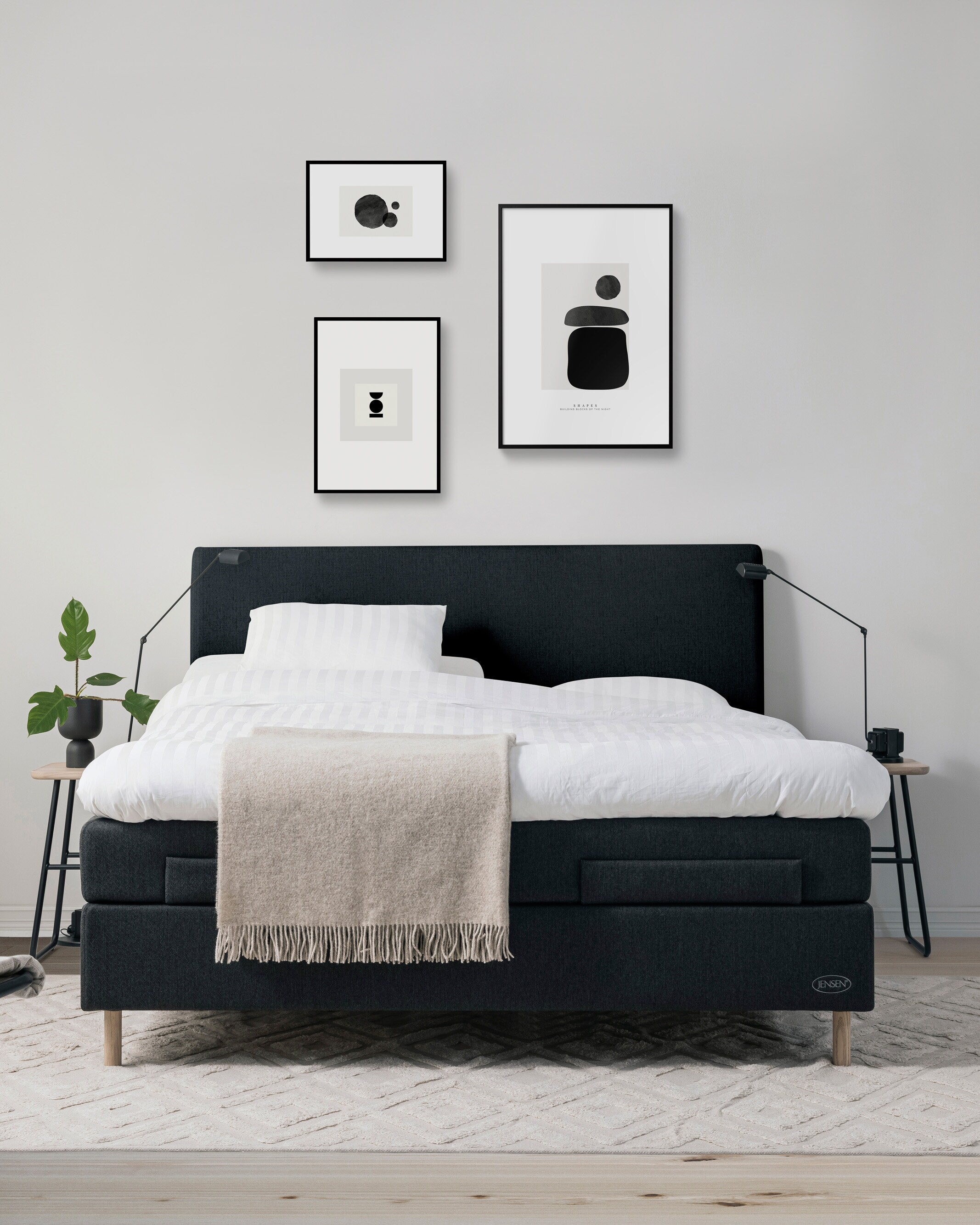 5 stilar – så skapar du sovrummets tavelvägg